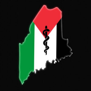 Logo for Healthcare Workers for Palestine - Maine
