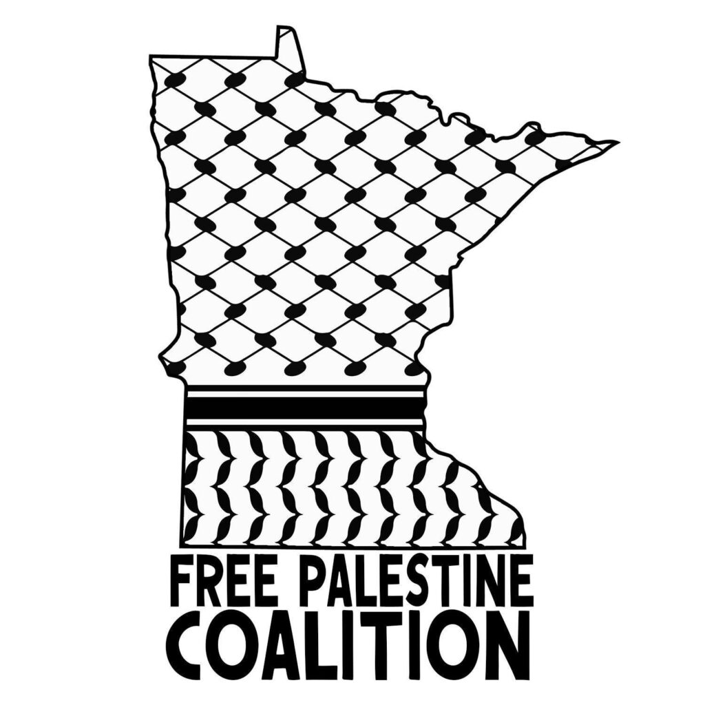 Logo for Free Palestine Coalition in MN