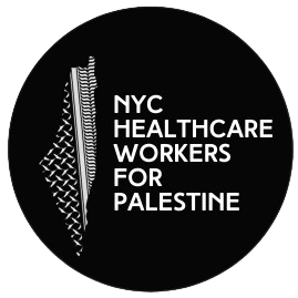 Logo for NYC Healthcare Workers for Palestine